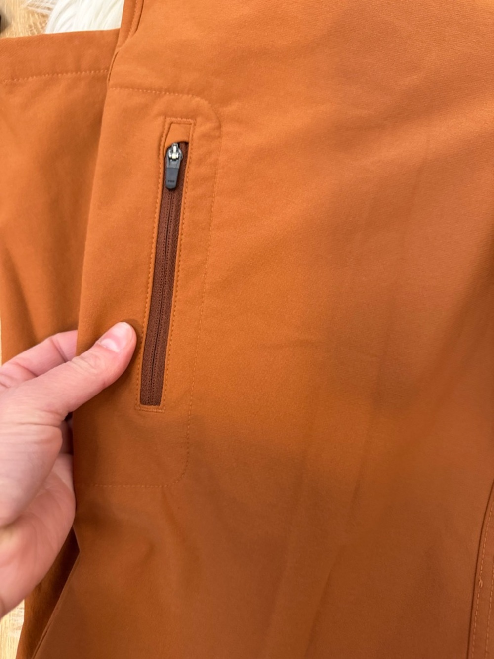 Stio Rust Orange Straight Leg Hiking / Outdoor Pants - Size 8R - Picture 4 of 5